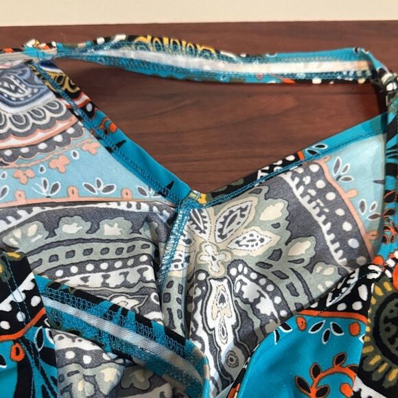 Melissa Paige Turquoise Paisley Camisole - Picture 7 of 7